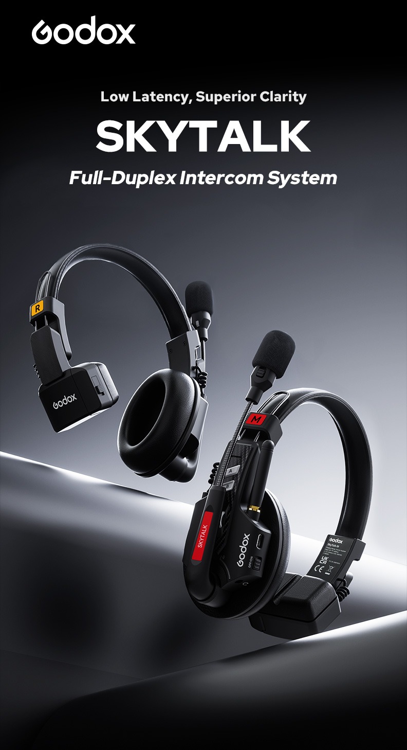 Godox SkyTalk H20S — SkyTalk tam dupleks interkom sistemi