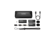 Godox MoveLink Mini Kablosuz Mikrofon Kit2 (Apple Uyumlu/Siyah)