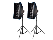 Aputure Amaran Halo 300x 300W Bi-Color İkili LED Işık Kiti