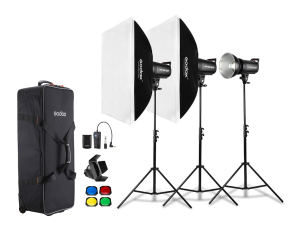 GX-GODOX SK400 II 3'lü PARAFLAŞ KIT (400WATT)