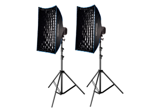 Aputure Amaran Halo 300x 300W Bi-Color İkili LED Işık Kiti