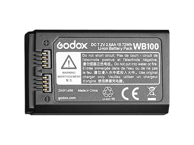 Godox WB100 AD100Pro İçin Li-on Batarya 