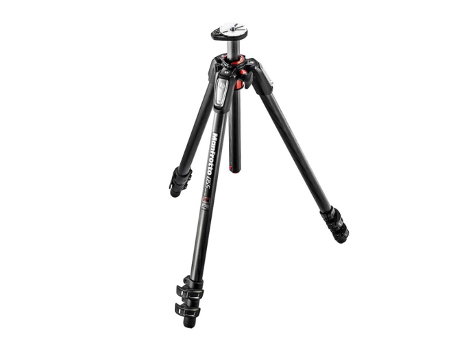 Manfrotto 055 Karbon Fiber 3 Bölümlü Fotoğraf Tripodu 