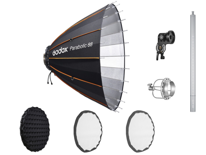 Godox Parabolik88 Softbox Godox Mount Kit (9 Parça) 