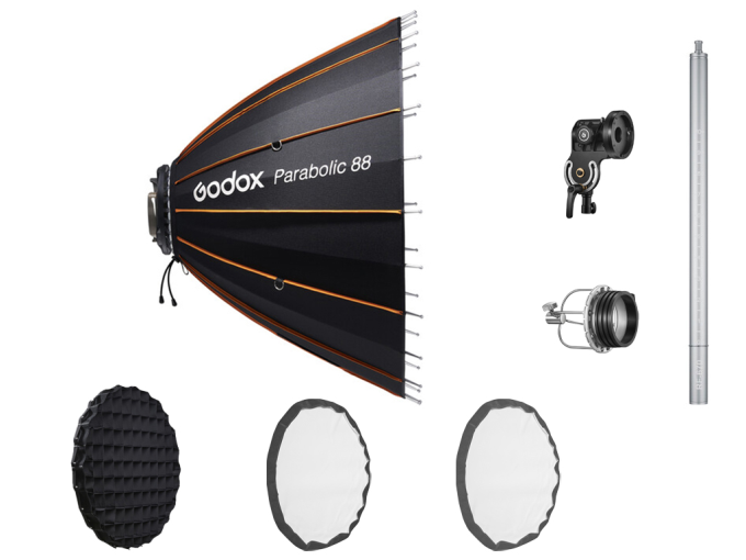 Godox Parabolik88 Softbox Profoto Mount Kit (9 Parça) 