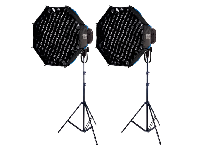 Aputure Amaran Halo 100x 100W İkili LED Işık Kiti